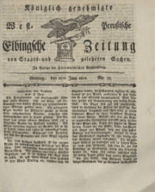 Elbingsche Zeitung, No. 51 Montag, 28 Juni 1802