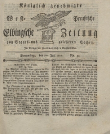 Elbingsche Zeitung, No. 52 Donnerstag, 1 Juli 1802