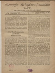 Deutsche Kriegswochenschau, 1918