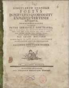 Singularem quandam foetus in perverso quodam situ expedite vertendi methodum...