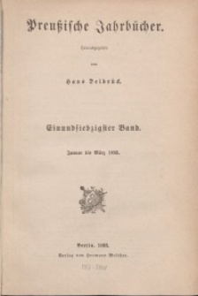 Preußische Jahrbücher, 1893, Bd 71/72.