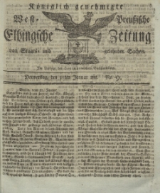 Elbingsche Zeitung, No. 9 Donnerstag, 31 Januar 1811