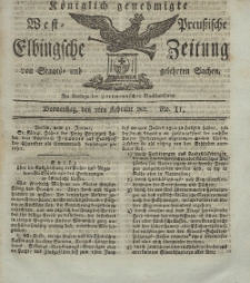 Elbingsche Zeitung, No. 11 Donnerstag, 7 Februar 1811