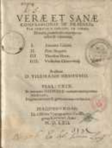 Verae et Sanae Confessionis de Præsentia corporis Christi in Coena Domini