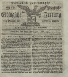 Elbingsche Zeitung, No. 31 Donnerstag, 18 April 1811