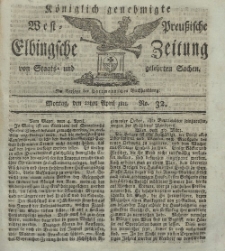 Elbingsche Zeitung, No. 32 Montag, 22 April 1811