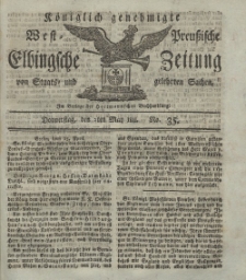 Elbingsche Zeitung, No. 35 Donnerstag, 2 Mai 1811
