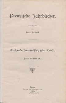 Preußische Jahrbücher, 1919, Bd 175.