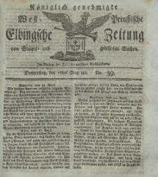 Elbingsche Zeitung, No. 39 Donnerstag, 16 Mai 1811