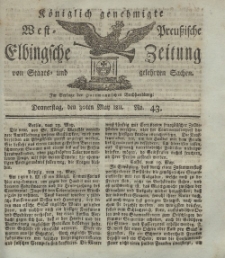 Elbingsche Zeitung, No. 43 Donnerstag, 30 Mai 1811