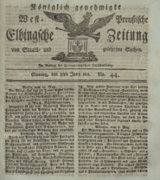 Elbingsche Zeitung, No. 44 Montag, 3 Juni 1811