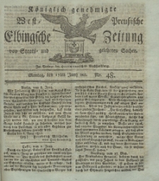 Elbingsche Zeitung, No. 48 Montag, 17 Juni 1811