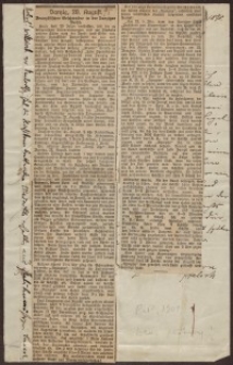 Danziger Zeitung, 20.10.1895 - wycinek prasowy