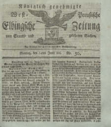 Elbingsche Zeitung, No. 50 Montag, 24 Juni 1811