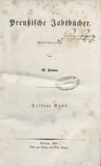 Preußische Jahrbücher, 1859, Bd 3.