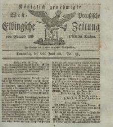 Elbingsche Zeitung, No. 51 Donnerstag, 27 Juni 1811
