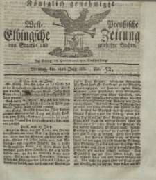 Elbingsche Zeitung, No. 52 Montag, 1 Juli 1811
