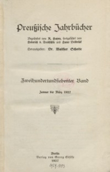 Preußische Jahrbücher, 1927, Bd 207/208.
