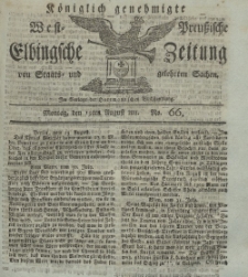Elbingsche Zeitung, No. 66 Montag, 19 August 1811