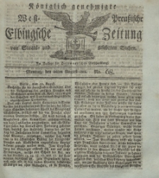 Elbingsche Zeitung, No. 68 Montag, 26 August 1811