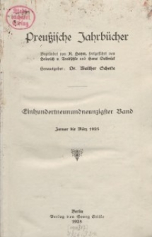 Preußische Jahrbücher, 1925, Bd 199/200.