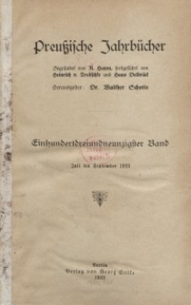 Preußische Jahrbücher, 1923, Bd 193/194.