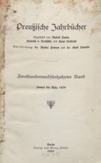 Preußische Jahrbücher, 1929, Bd 215/216.