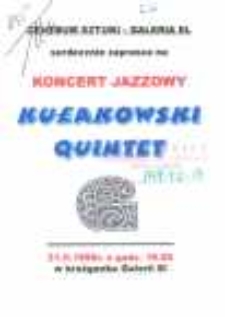 Leszek Kułakowski "Quintet" w Galerii El– zaproszenie na koncert