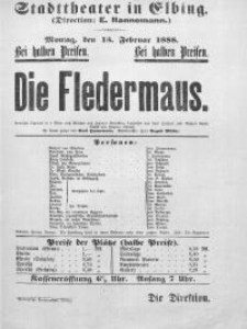 Die Fledermaus - Carl Hassner, Richard Genee