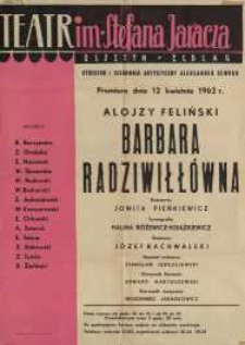 Barbara Radziwiłłówna – afisz