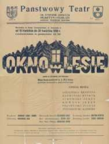 Okno w lesie – afisz teatralny