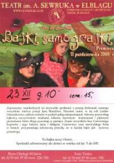 Bajki samograjki – afisz