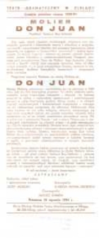 Don Juan – ulotka