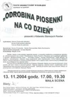 Odrobina piosenki na co dzień… - afisz
