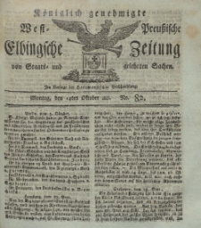 Elbingsche Zeitung, No. 82 Montag, 14 Oktober 1811