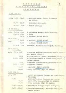 V Elbląska Wiosna Teatralna: 18 - 30 kwietnia 1989 r. – harmonogram
