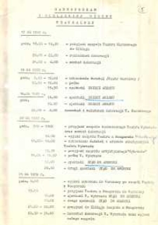 V Elbląska Wiosna Teatralna: 18 - 30 kwietnia 1989 r. – harmonogram