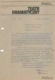 Teatr Dramatyczny w Elblągu – pismo do WKiS UW w Elblągu