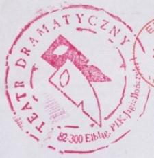 Pieczęć Teatru w Elblągu - wzór