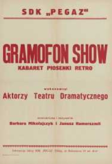 Gramofon show - afisz
