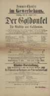 Der Gold-Onkel, oder: Die Rückkehr aus Californien (12.08. 1888 r.) - afisz