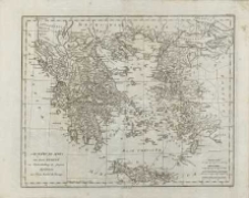 Atlas do dzieła Barthélemy`ego Jeana-Jacquesa „Voyage du jeune Anacharsis en Grèce“