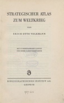 Strategischer Atlas zum Weltkrieg