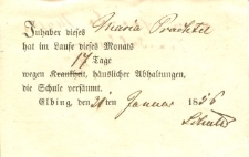 Usprawiedliwienie szkolne – druk