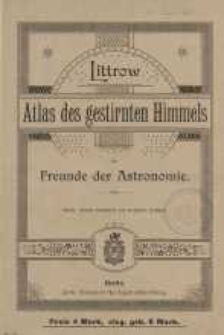 Atlas des gestirnten Himmels für Freunde der Astronomie