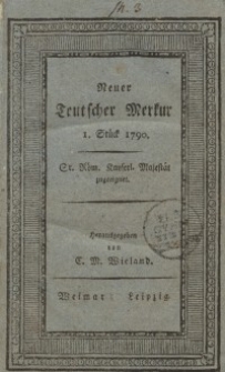 Der neue Teutsche Merkur, 1790, Nr. 1-6.