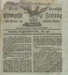 Elbingsche Zeitung, No. 97 Donnerstag, 5 Dezember 1811