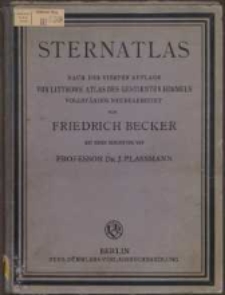 Sternatlas nach der vierten Auflage von Littrows Atlas des gestirnten Himmels