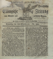 Elbingsche Zeitung, No. 99 Donnerstag, 12 Dezember 1811