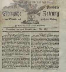 Elbingsche Zeitung, No. 101 Donnerstag, 19 Dezember 1811